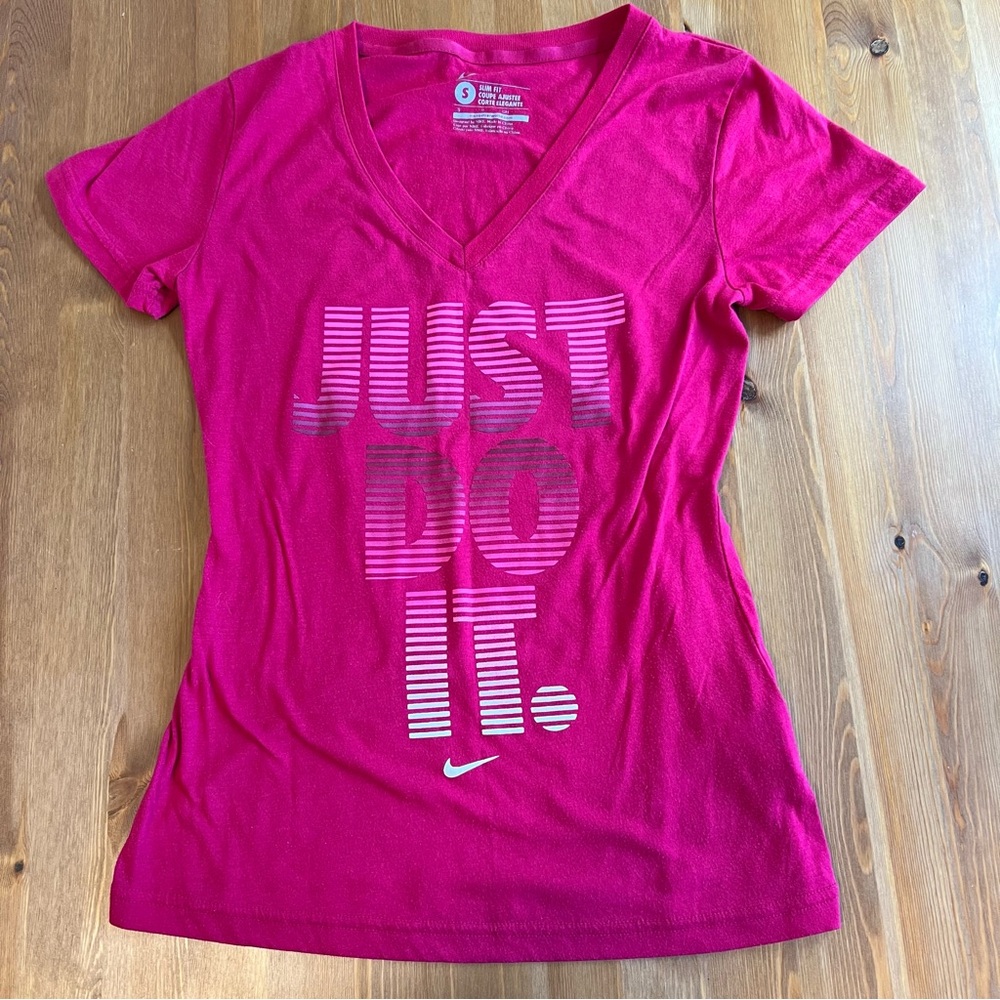 Nike Just Do It V Neck T Shirt